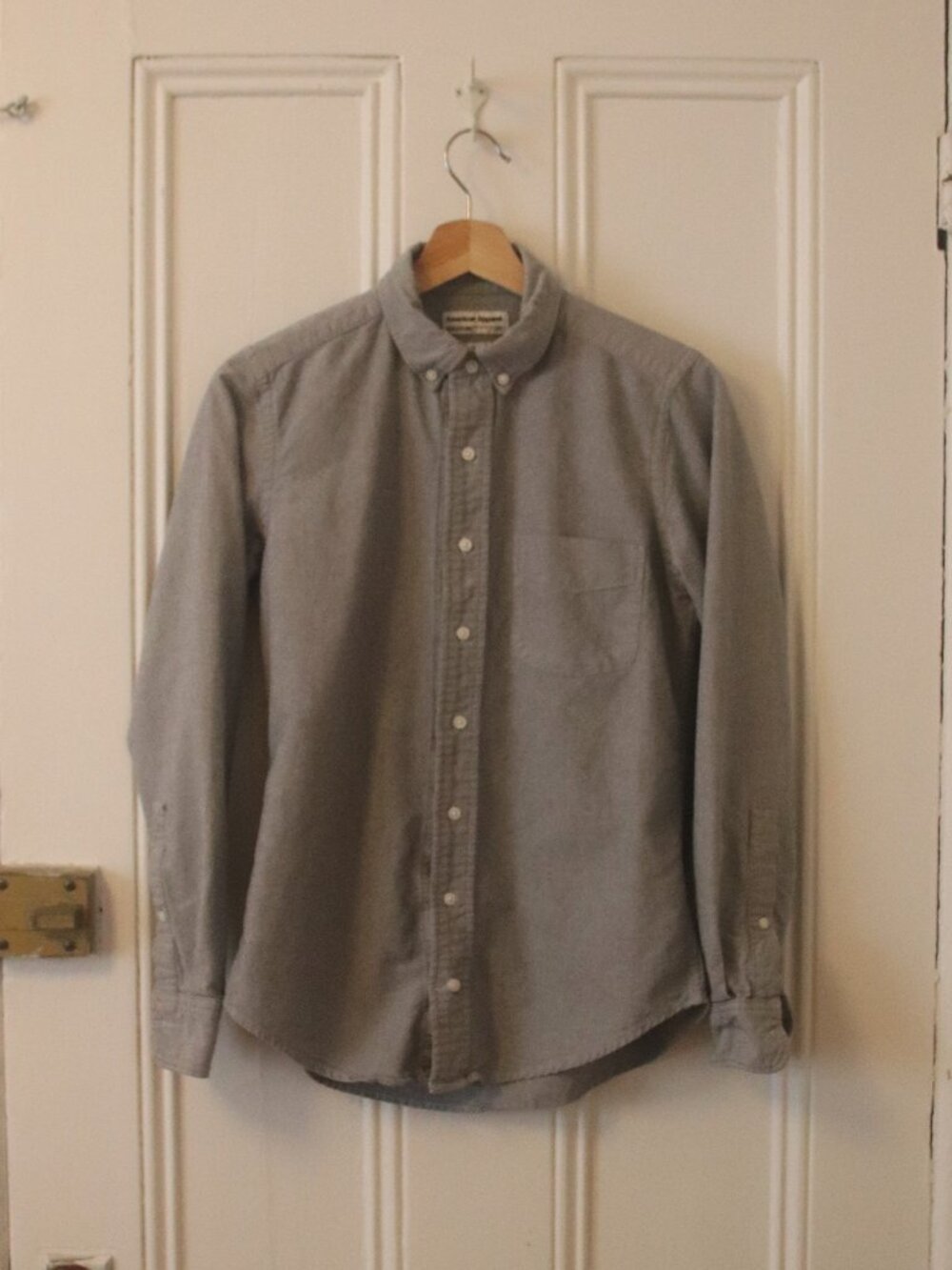 Men's American Apparel Gray Oxford -- Size XXS